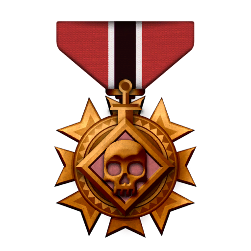No Quarter Cross bronze