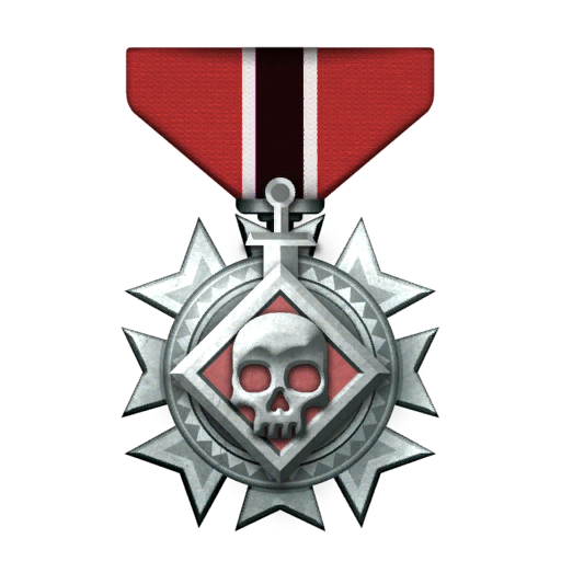 No Quarter Cross silver